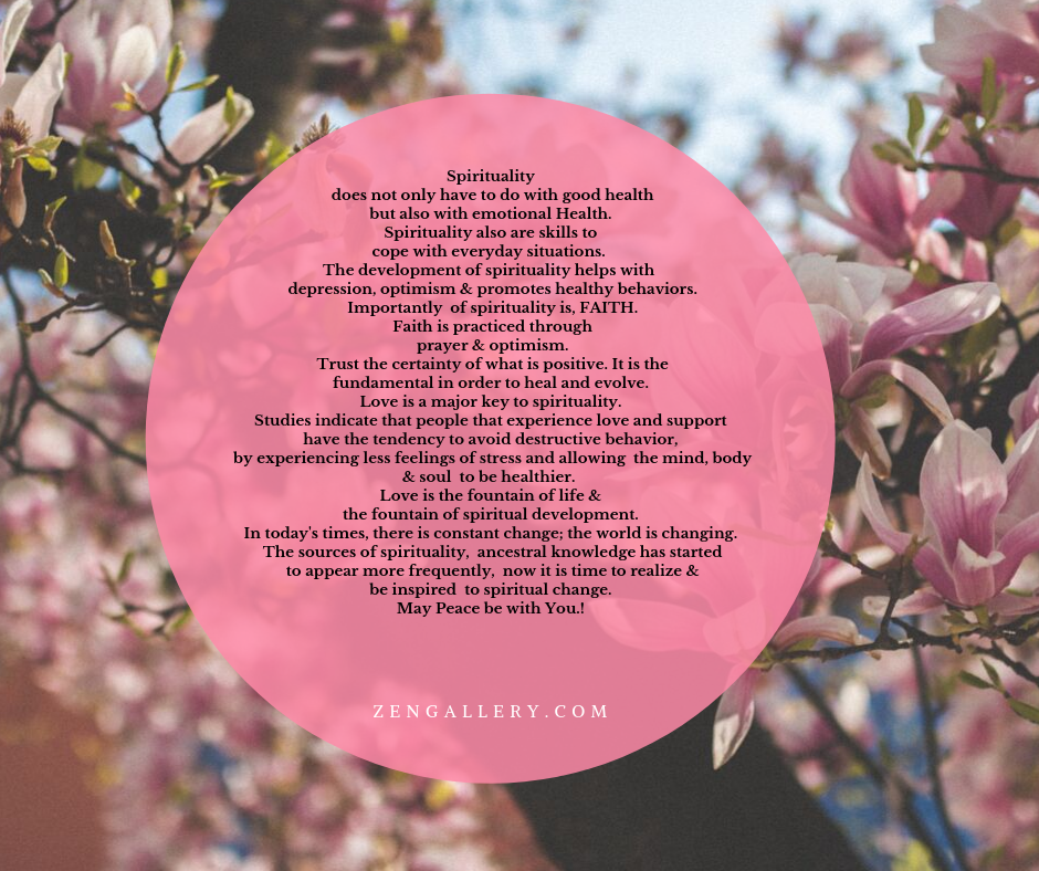 Spirituality has history, in many ways. we can take spirituality as a belief in a supreme power from the universe or in the idea that everything is interconnected or even to make personal and ethical values as one.(1).png